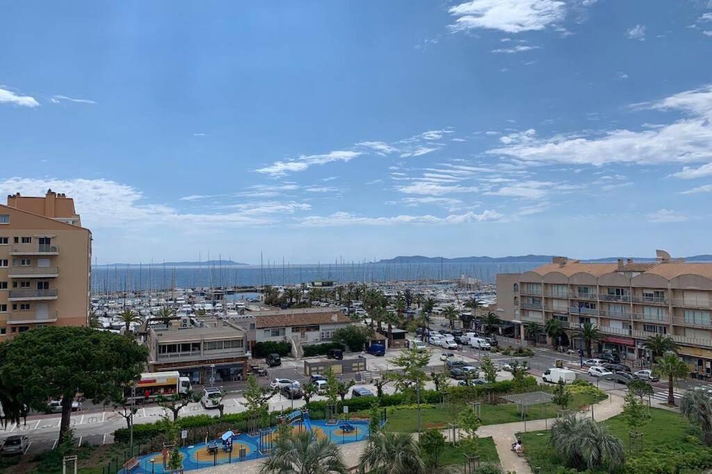 L'Effet Mer, Duplex Sur Le Port Avec Ses 2 Terrasses Vue Mer 히에레 외부 사진